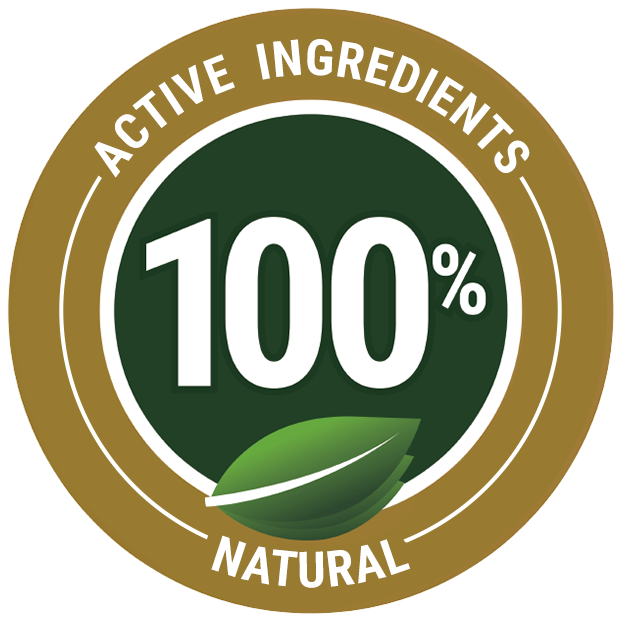  100% natural active ingredients